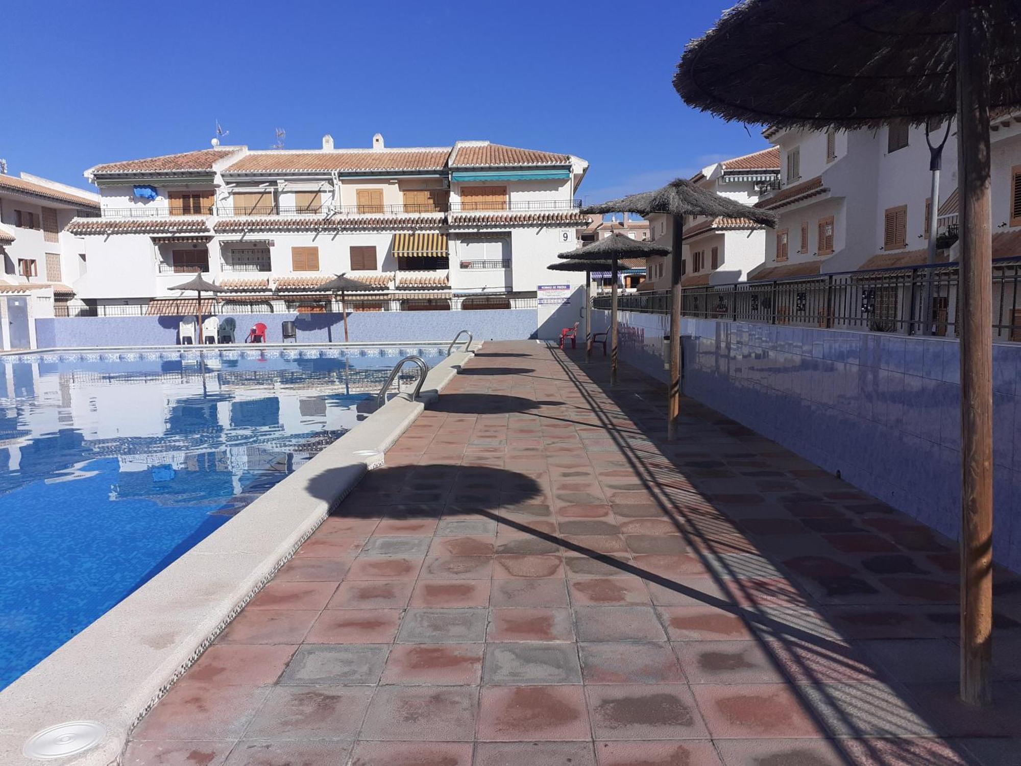 Apartamento Santa Pola, En Playa Del Tamarit Con Piscina. Экстерьер фото