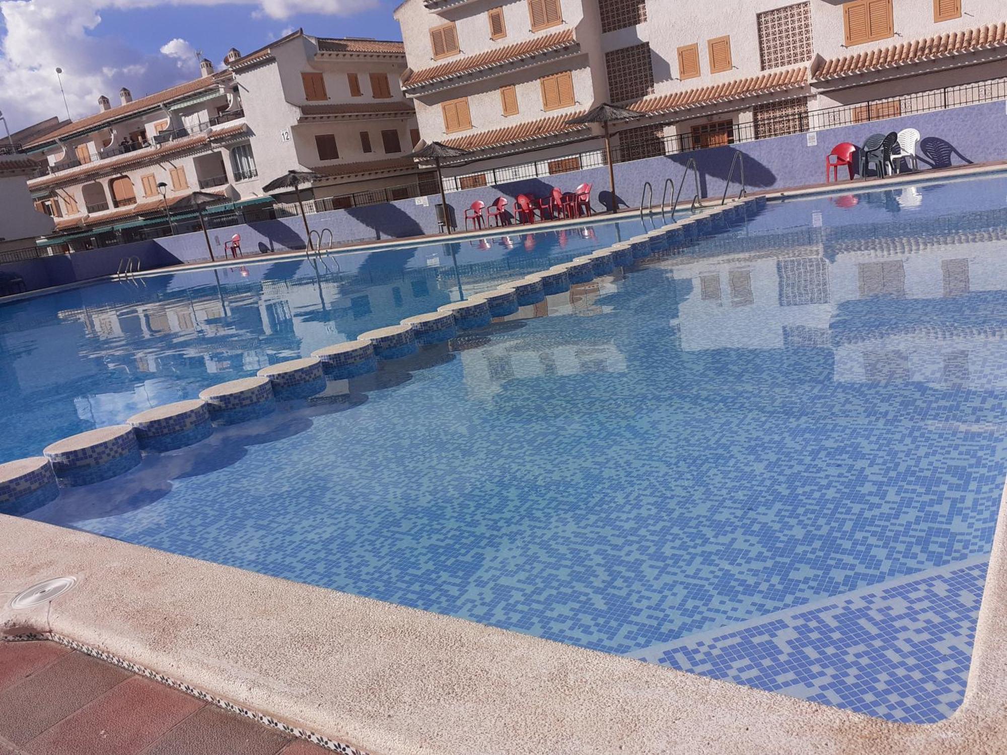 Apartamento Santa Pola, En Playa Del Tamarit Con Piscina. Экстерьер фото